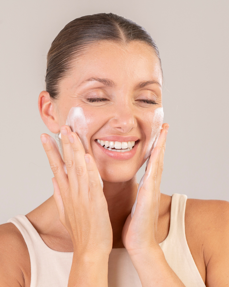 Espuma limpiadora suave